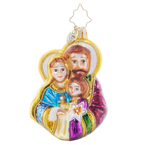 Christopher Radko The Love Of A Family Nativity Gem Ornament