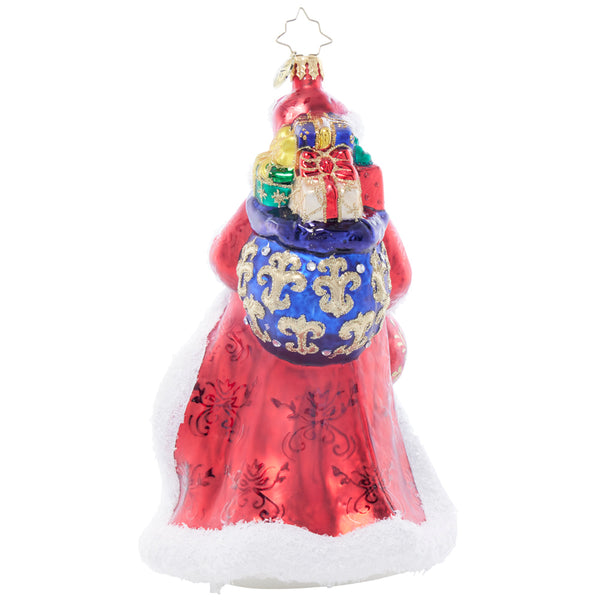 Christopher Radko Santa's Sparkling Keepsake Father Christmas Ornament