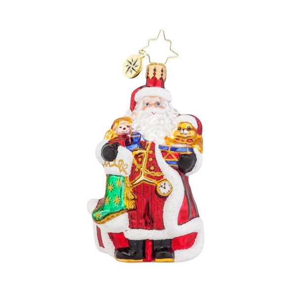 Christopher Radko A CHRISTMAS CLASSIC Santa Gem ornament