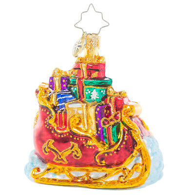 Christopher Radko Regally Radiant Sleigh Gem Ornament