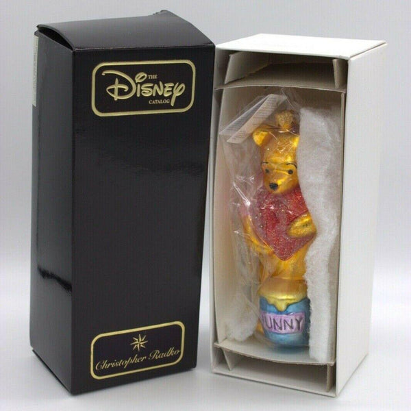 Christopher Radko Disney Valentine Winnie the Pooh Heart Ornament MIB