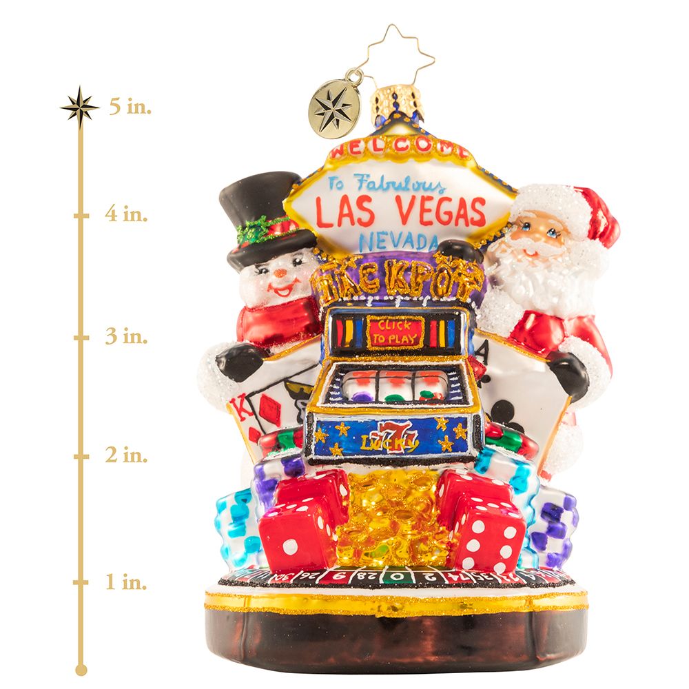 Welcome to Las Vegas Christmas Ornament