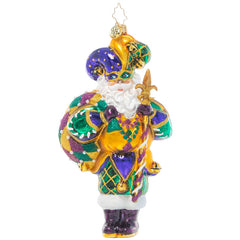 Radko Harlequin Mardi Gras Tree Topper 1989