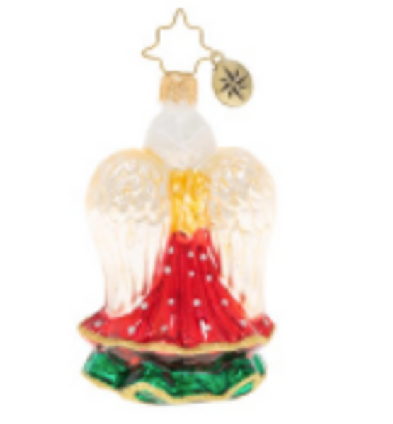 Christopher Radko Gallant Guardian Angel Little Gem Ornament