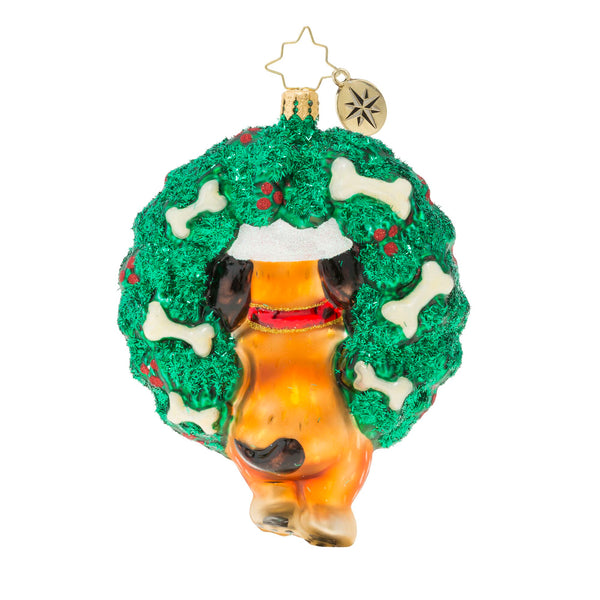 Christopher Radko Baby's First Puppy Love Christmas Ornament