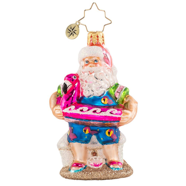 Christopher Radko Out Of the Office Santa Little Gem Ornament